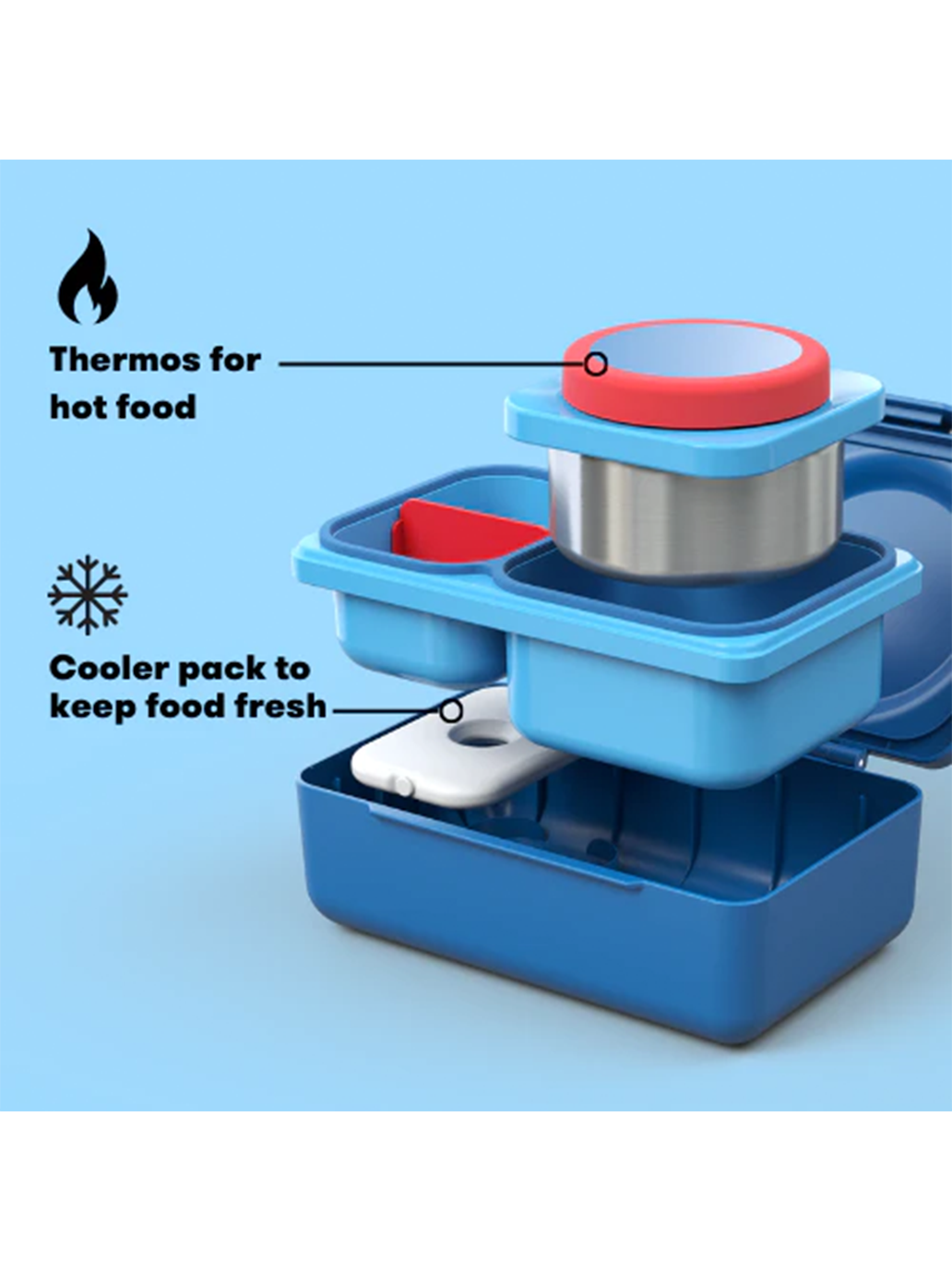 Lebensmittelbehälter mit vakuumisolierter Schüssel