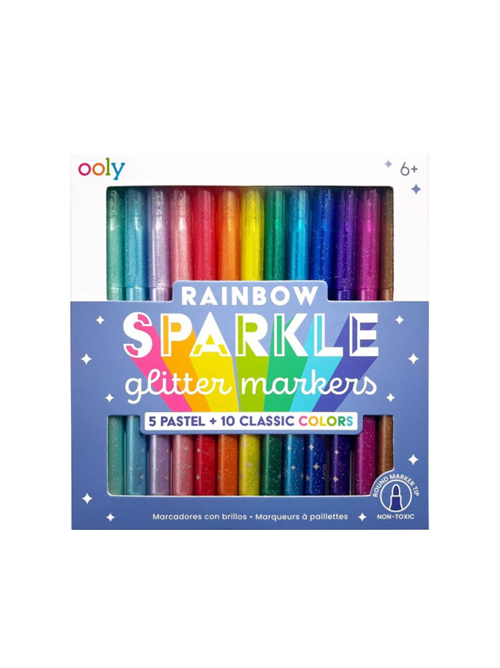 Marqueurs à paillettes Rainbow Sparkle