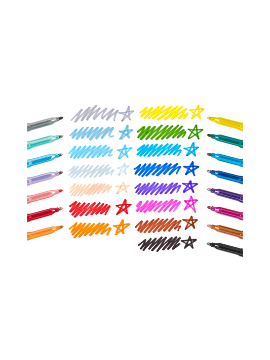 Marqueurs à paillettes Rainbow Sparkle