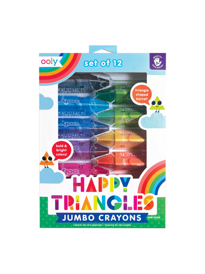 Crayons géants Happy Triangles