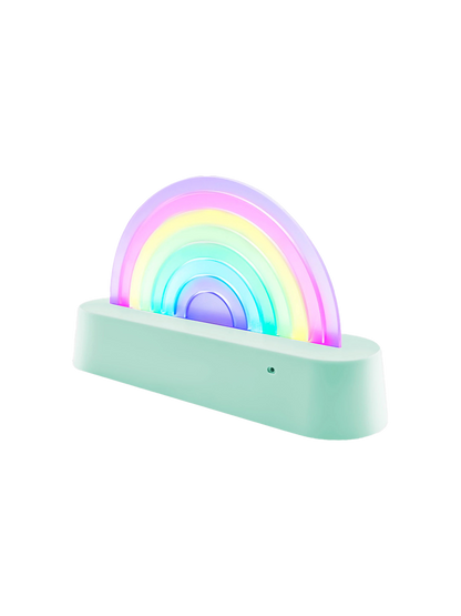 Tanzende Regenbogenlampe