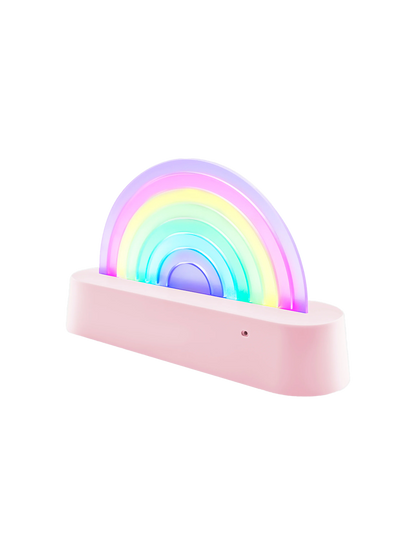 Tanzende Regenbogenlampe