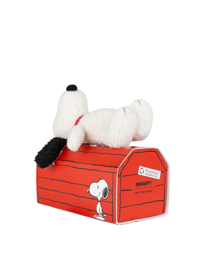 Peluche Snoopy dans une boîte cadeau