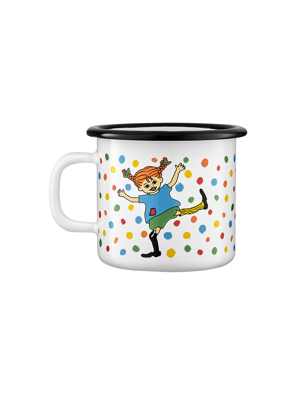 Retro Emaillebecher Pippi 2,5 dl