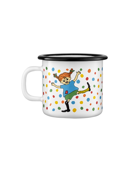 Retro Emaillebecher Pippi 2,5 dl