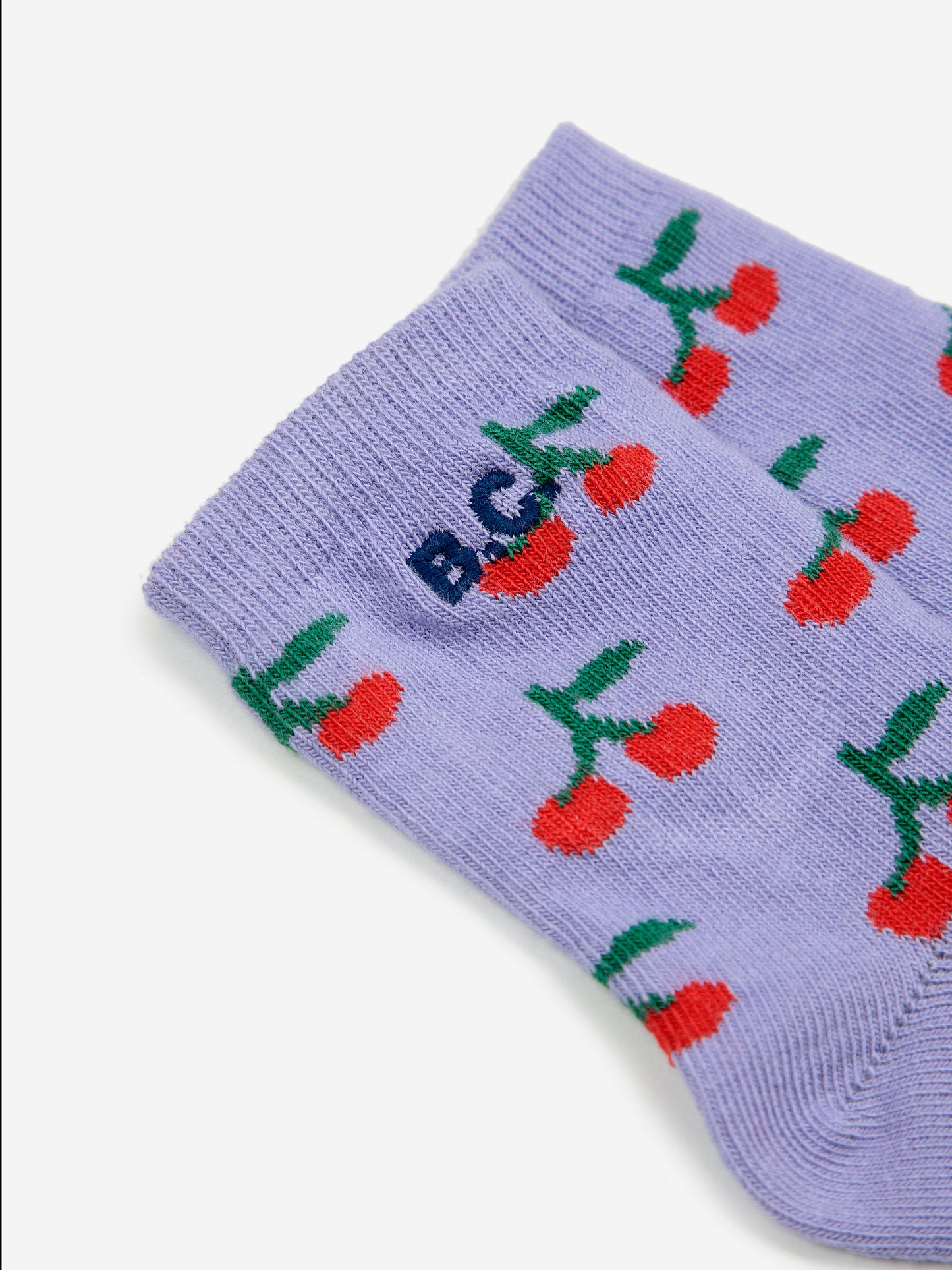 Kurze Socken mit durchgehendem „Baby Cherry“-Print