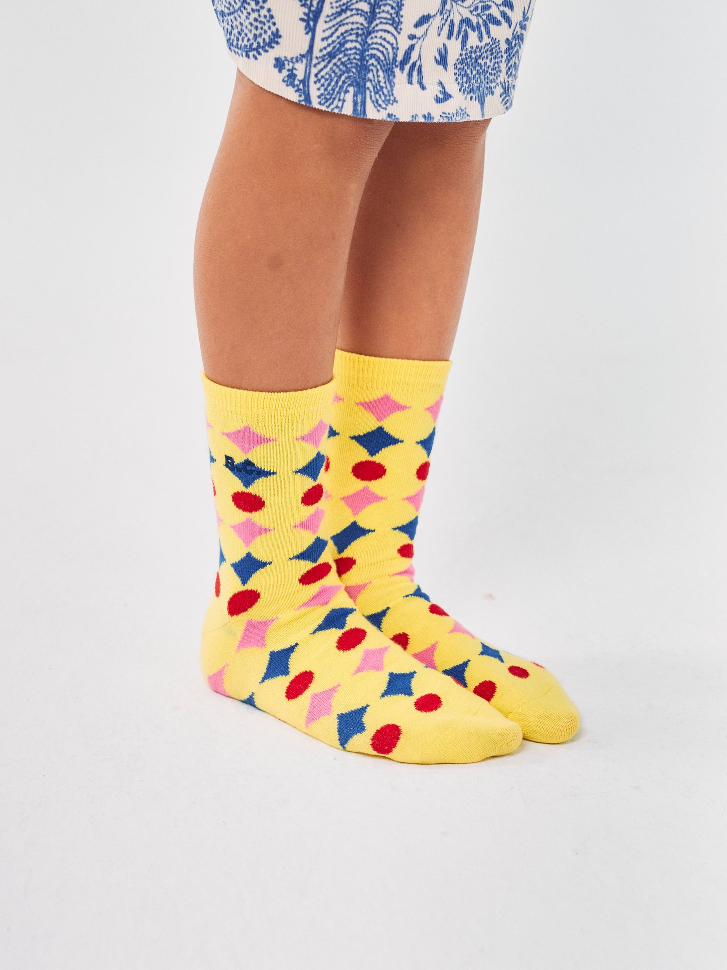 Kurze Socken mit Glitzereffekt