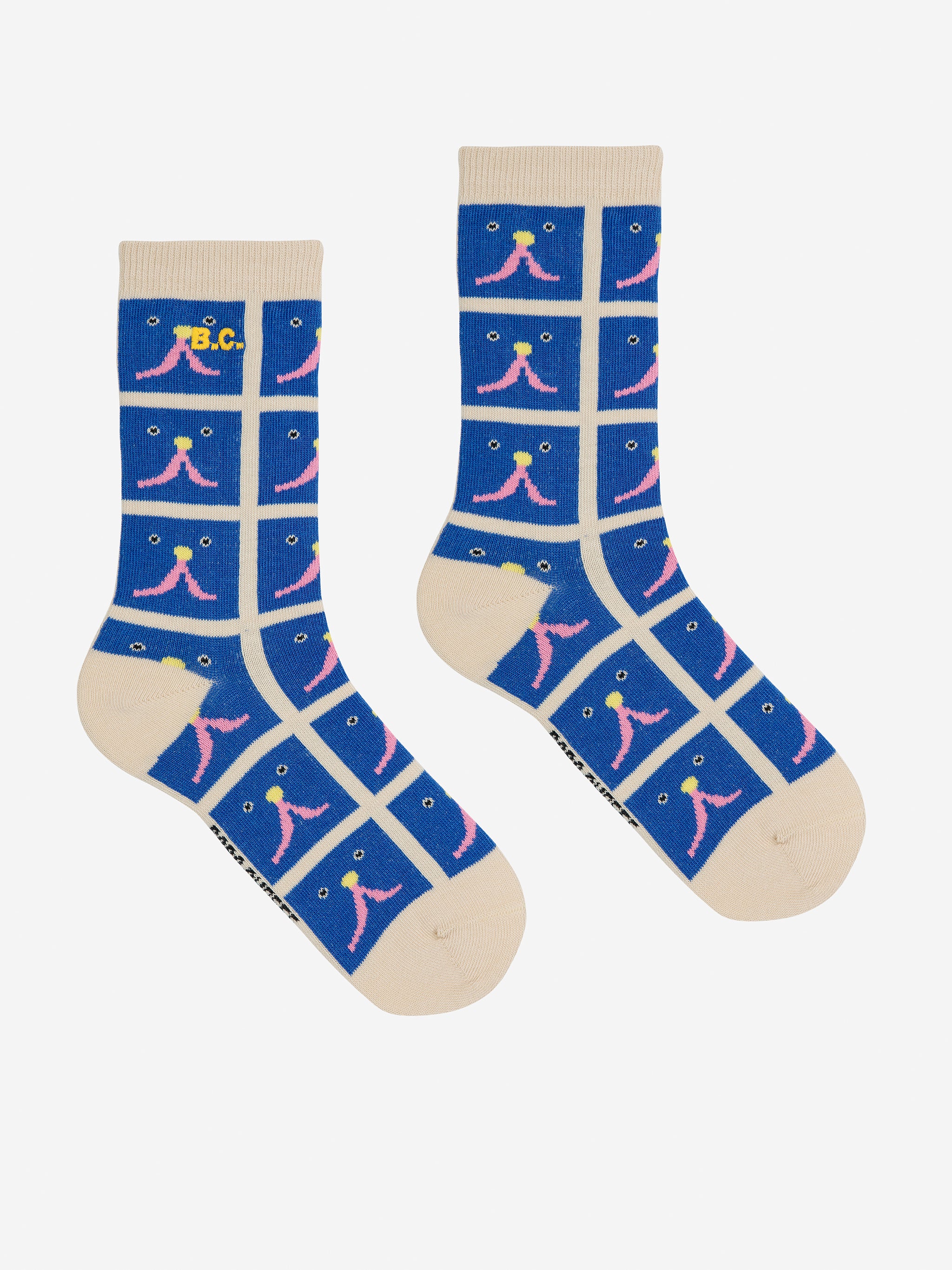 Funny Face partout sur de longues chaussettes