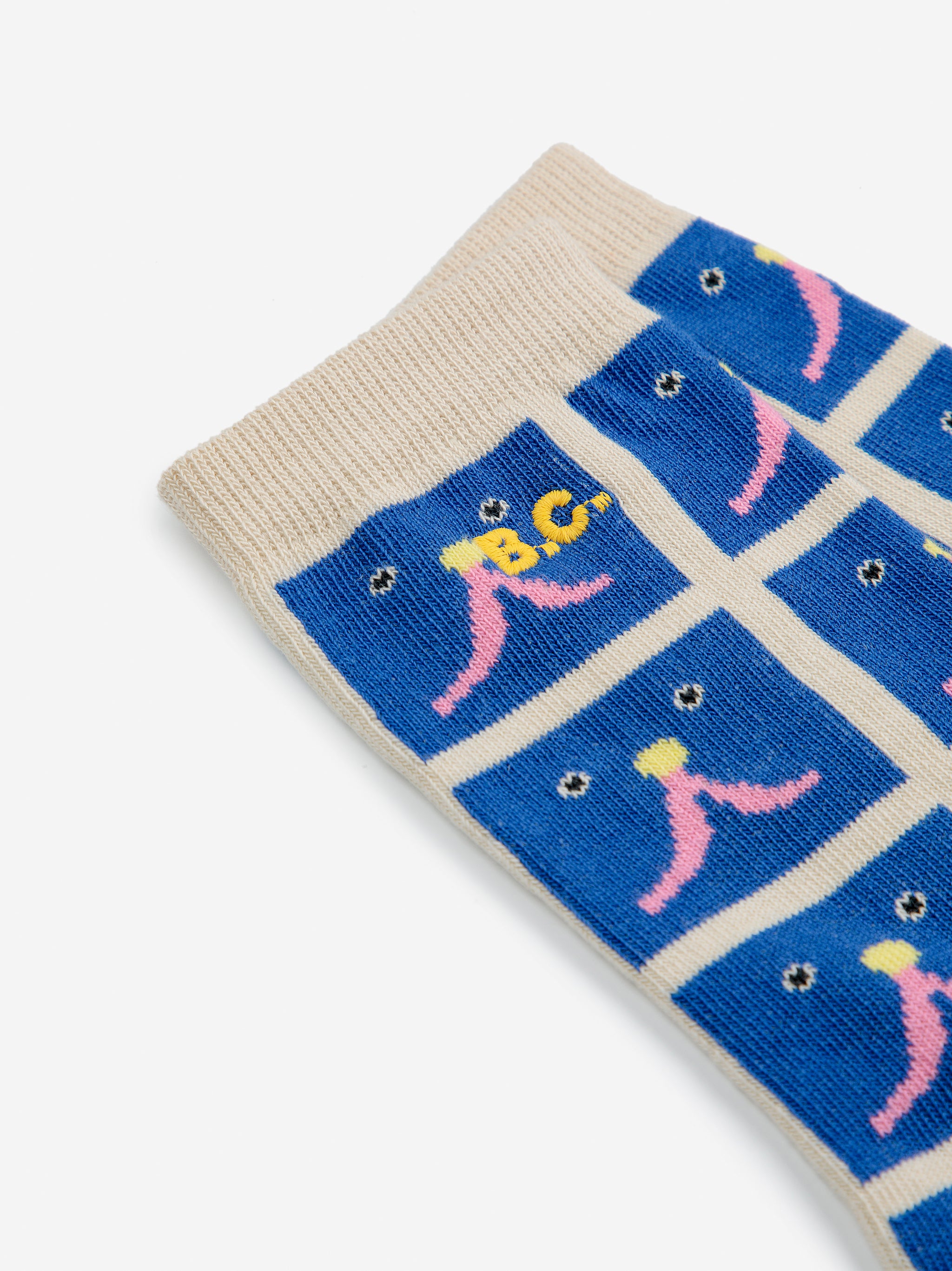 Funny Face partout sur de longues chaussettes