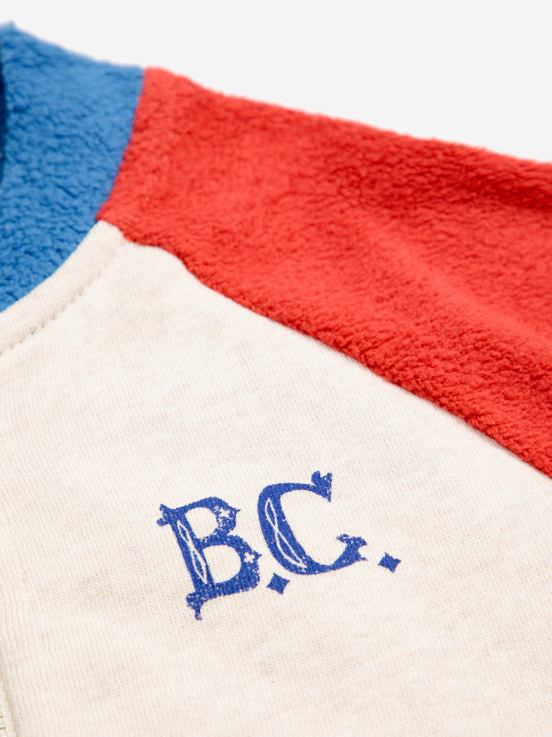 Baby BC Sweatshirt mit Reißverschluss und Farbblockdesign