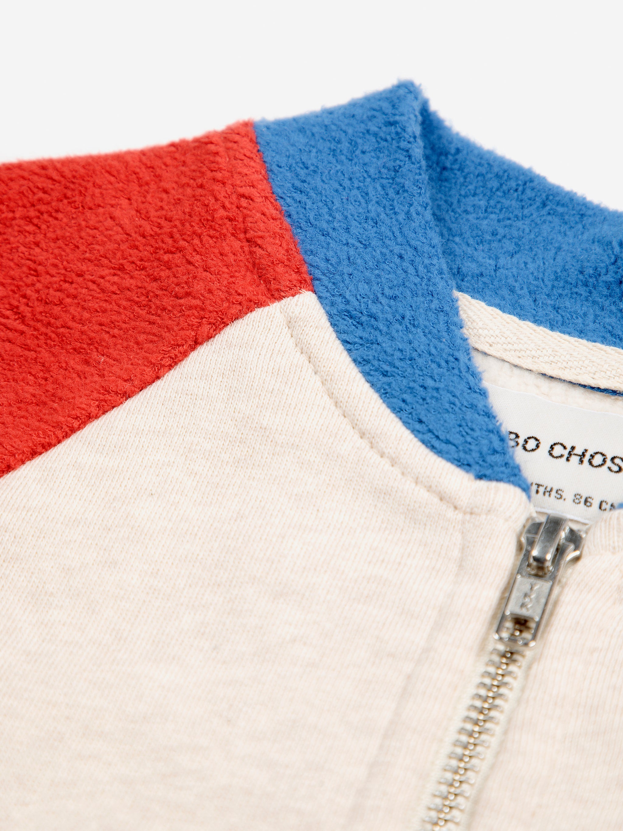 Baby BC Sweatshirt mit Reißverschluss und Farbblockdesign