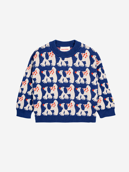 Jacquardpullover mit „Fairy Dog“-Print