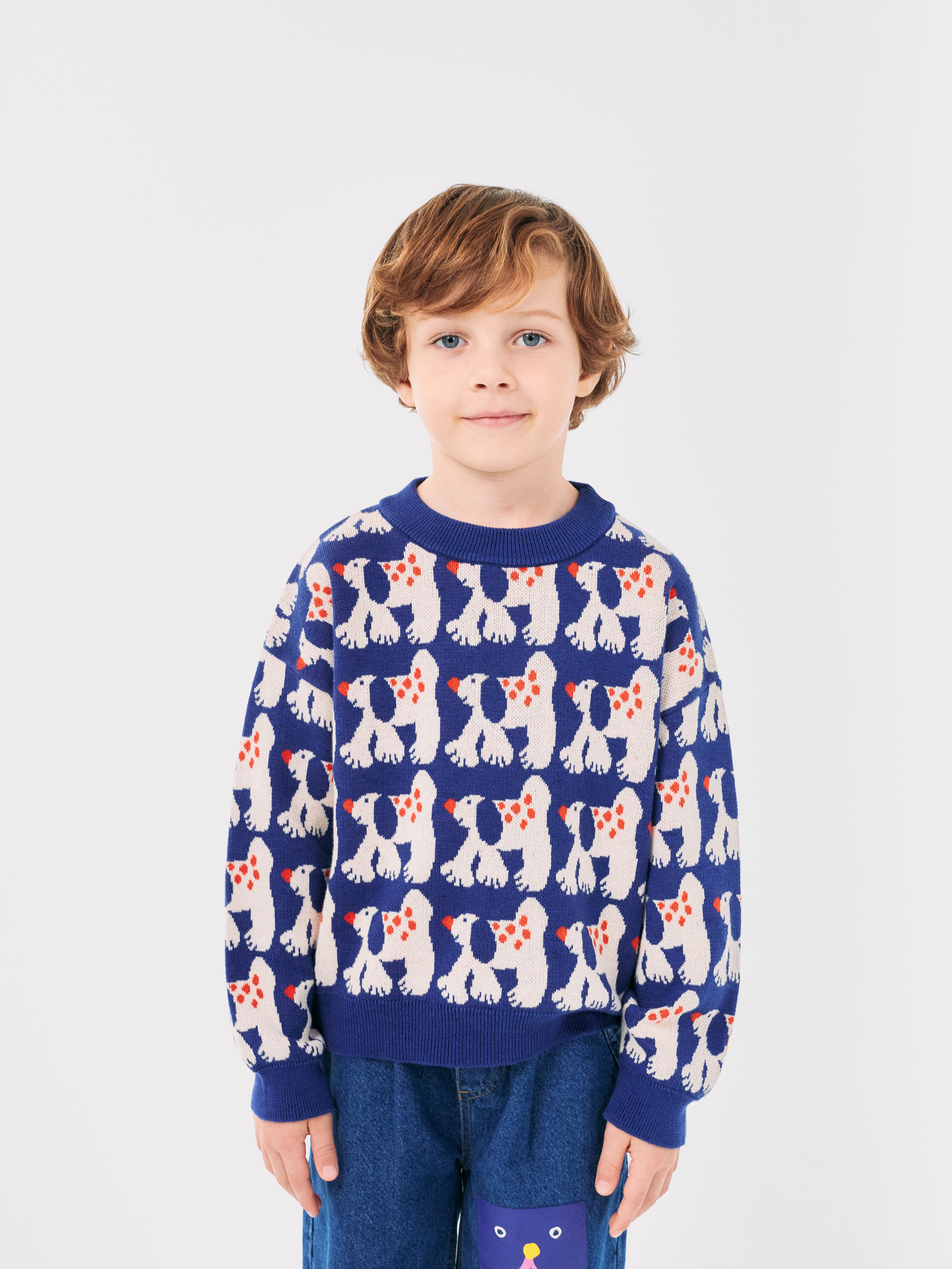 Jacquardpullover mit „Fairy Dog“-Print