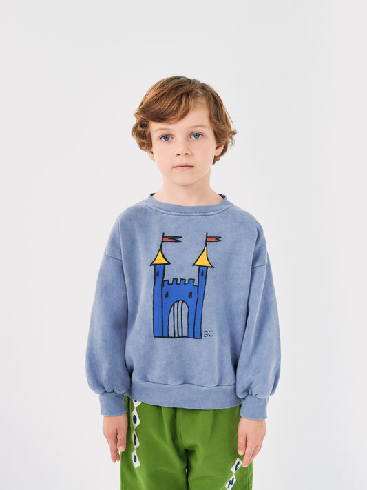 Sweatshirt mit Aufschrift „Faraway Castle“