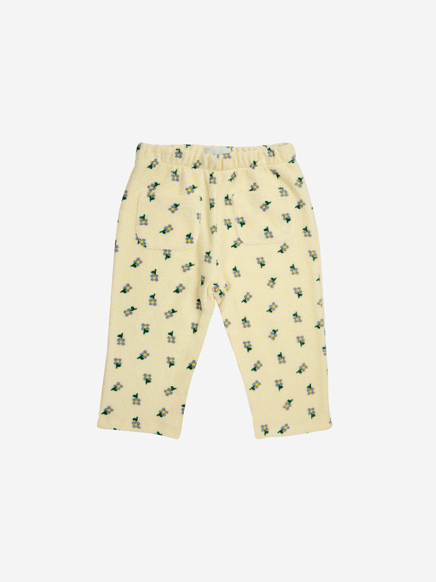 Gerade Jogginghose mit Baby-Stiefmütterchen-Blumenmuster