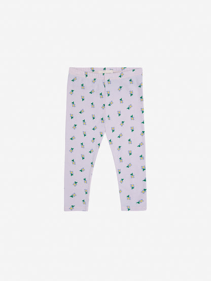 Leggings mit Blumenmuster „Baby Pansy Flower“