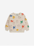 Sweatshirt mit durchgehendem „Baby Wonder Horse“-Print