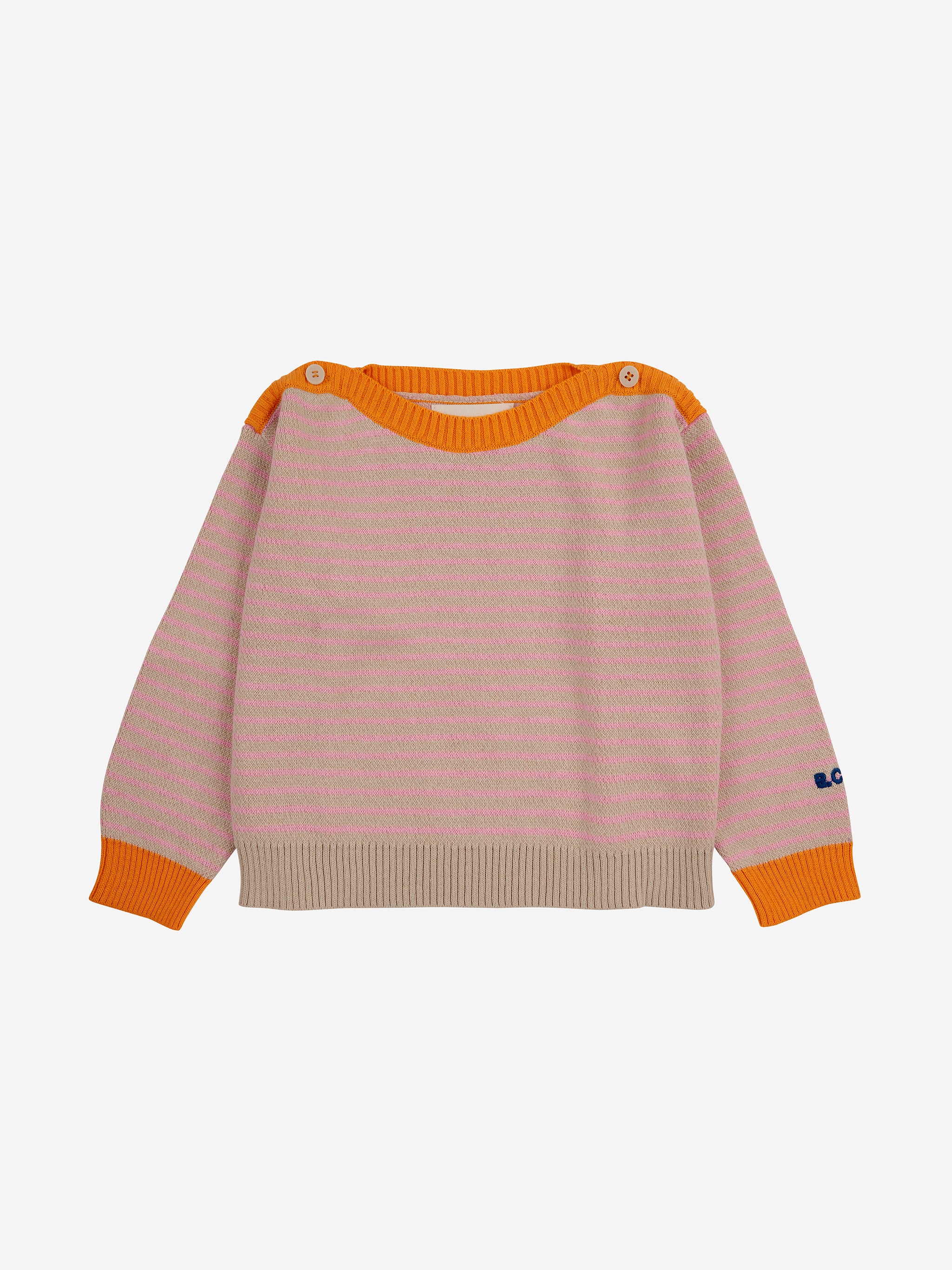 Pull bébé rayures