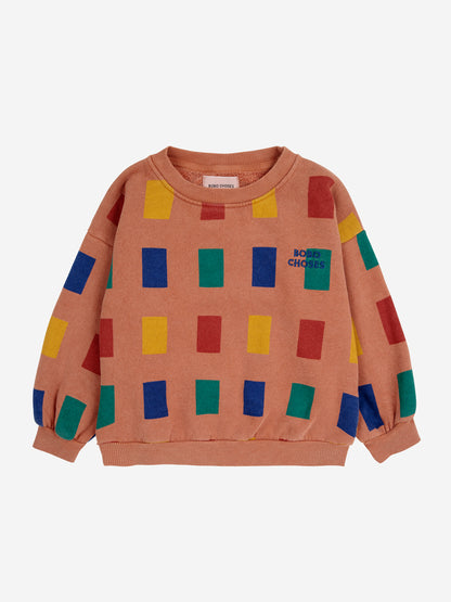 Sweatshirt mit durchgehendem „Color Game“-Print