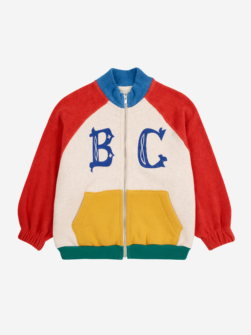 Sweat zippé BC vintage color block