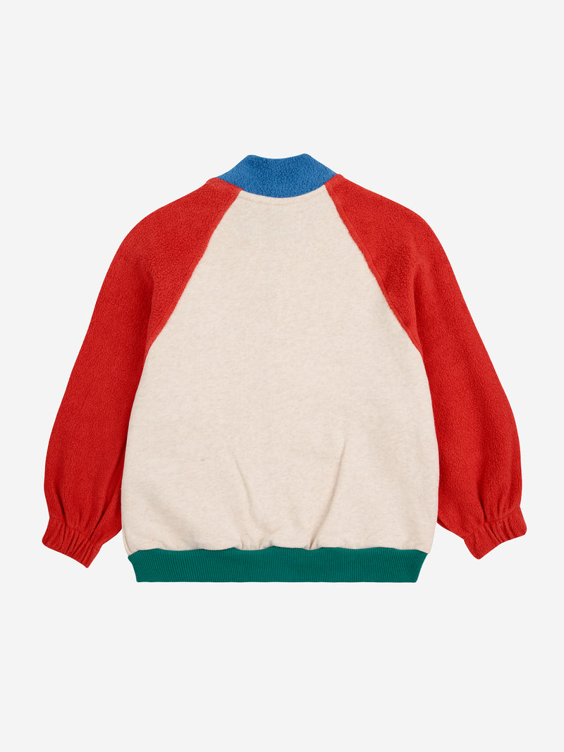 Sweat zippé BC vintage color block