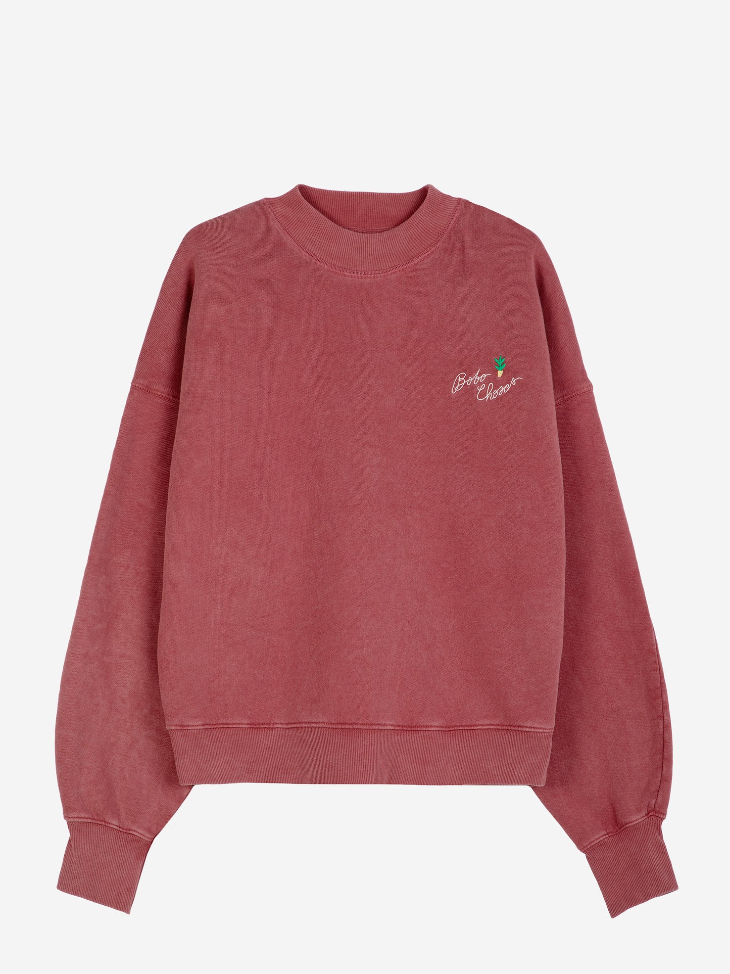 Bobo Choses – Sweatshirt mit Rollkragen und Stickerei