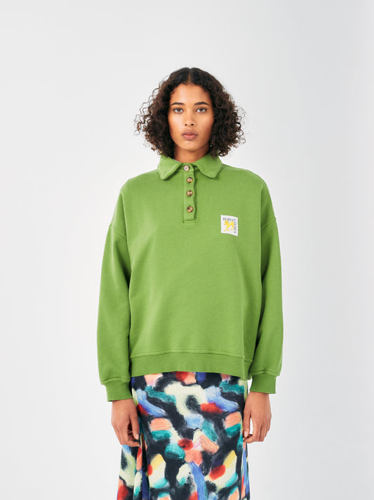 Polo-Sweatshirt mit „Wonder Horse“-Patch