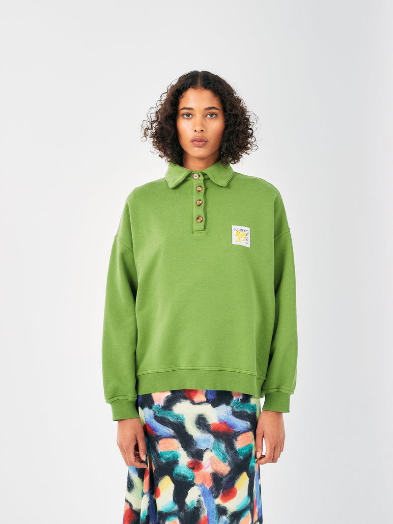 Polo-Sweatshirt mit „Wonder Horse“-Patch