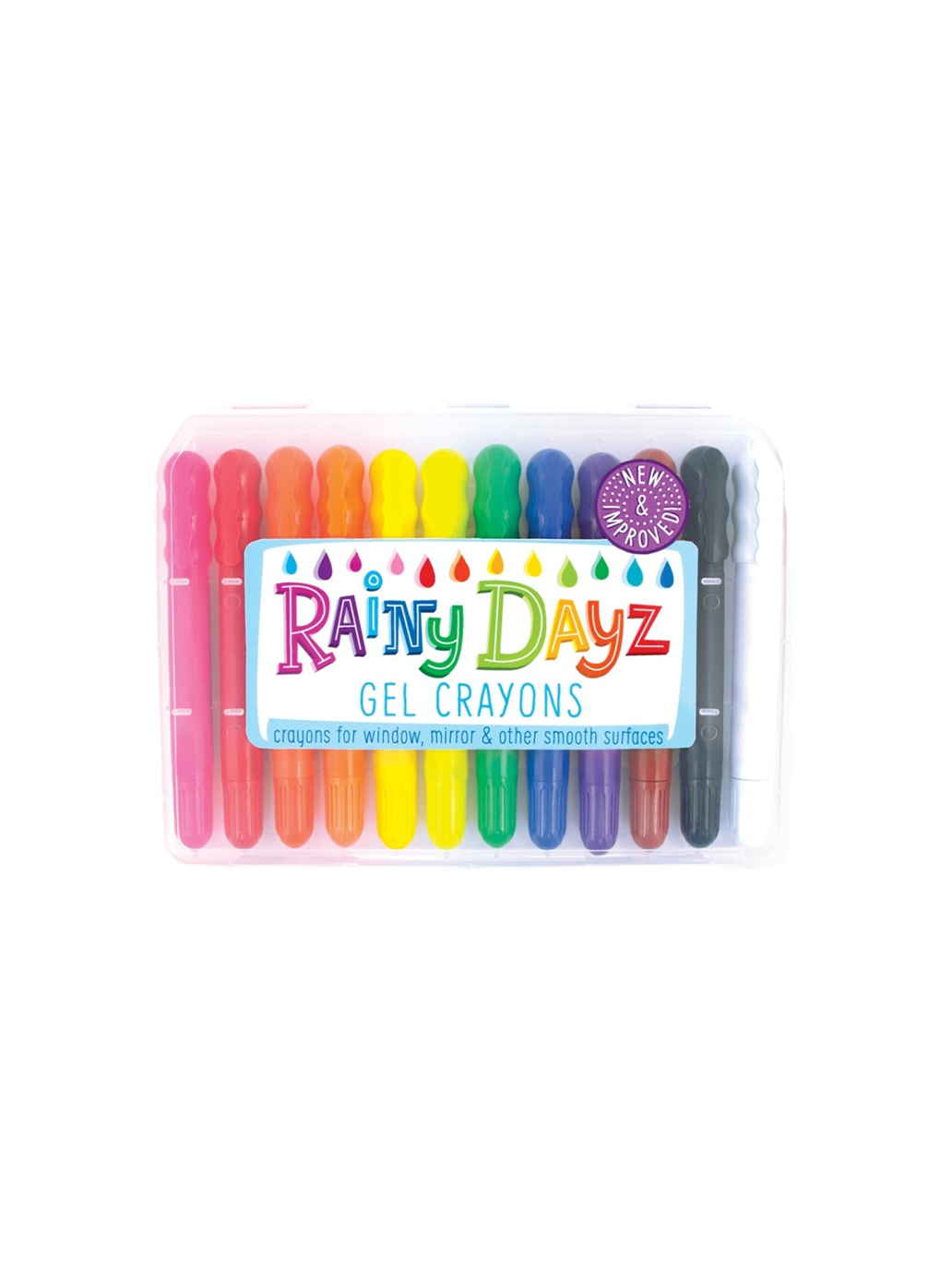 Crayons de gel pour peindre sur verre Rainy Dayz