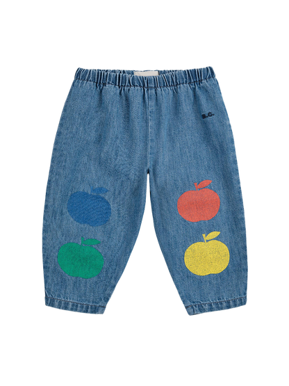 Pantalon en jean multicolore Baby Poma