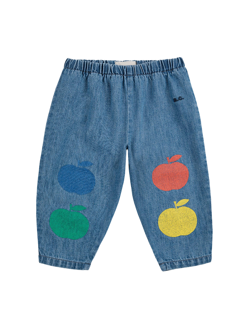 Pantalon en jean multicolore Baby Poma