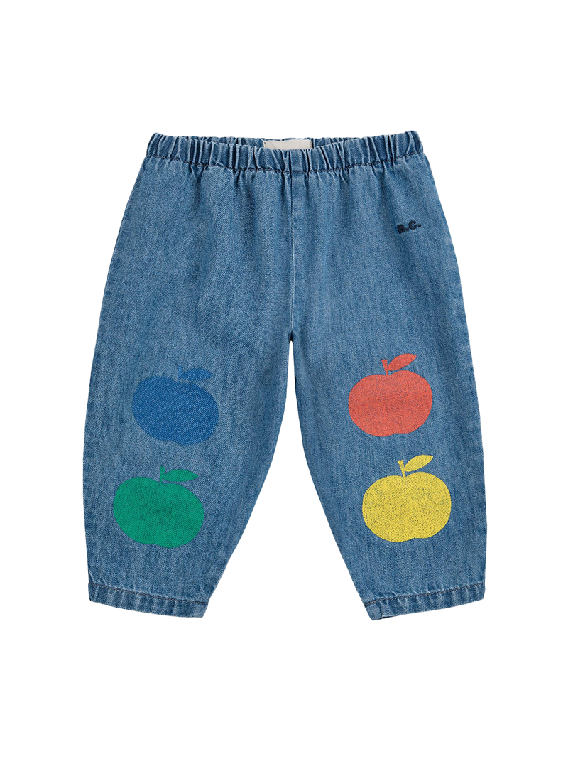 Pantalon en jean multicolore Baby Poma