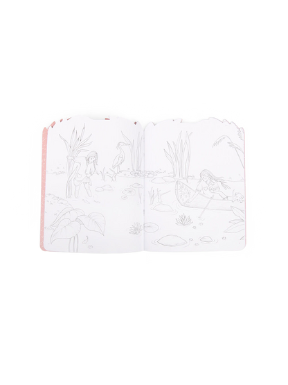 Livre de coloriage avec autocollants