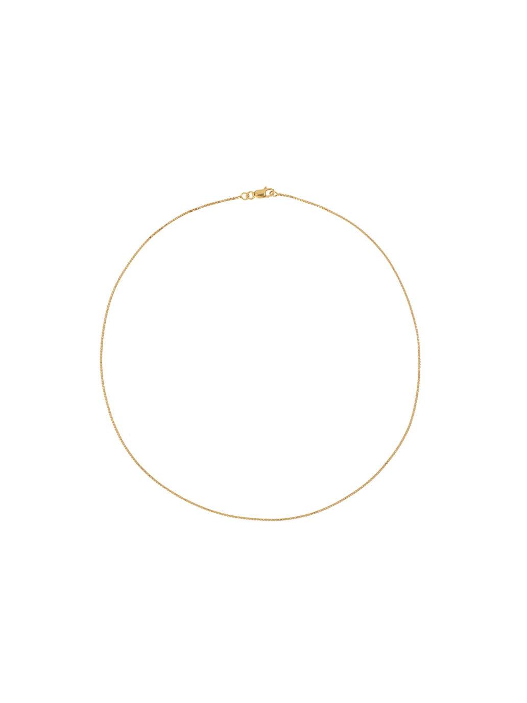 Collier Ancre Plaine 14K