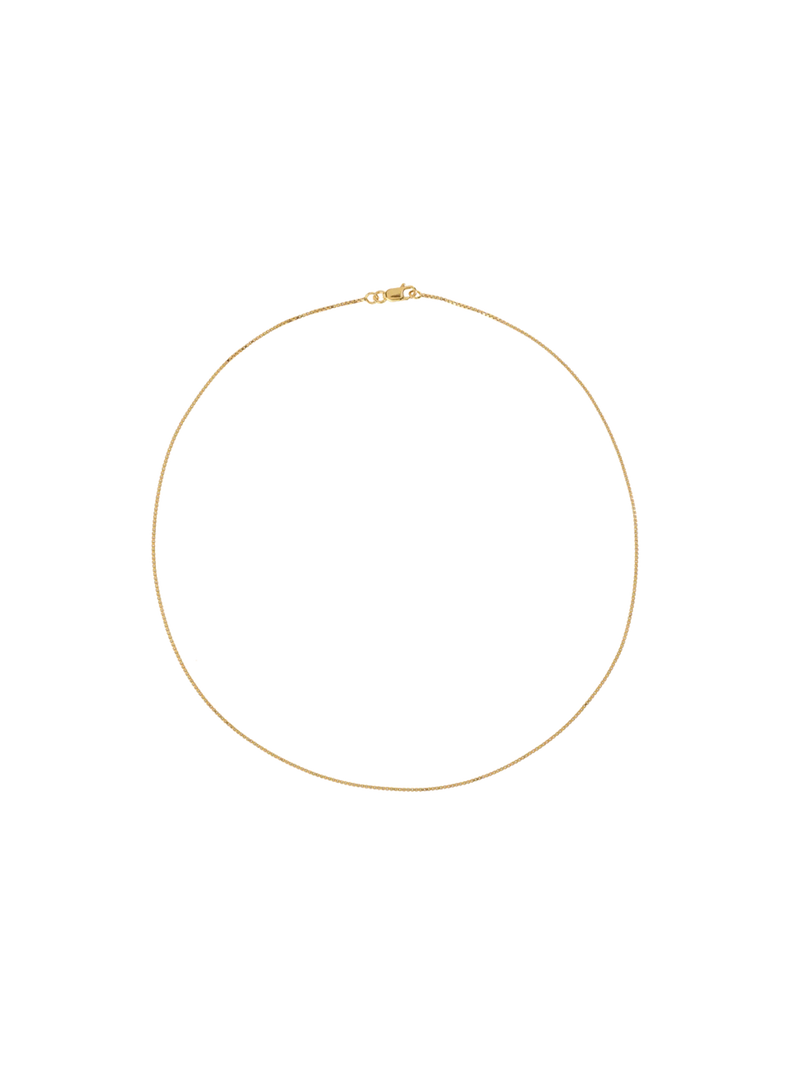 Collier Ancre Plaine 14K