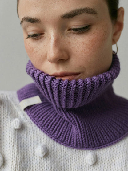 Warmer Kamin - Rollkragenpullover aus Merinowolle