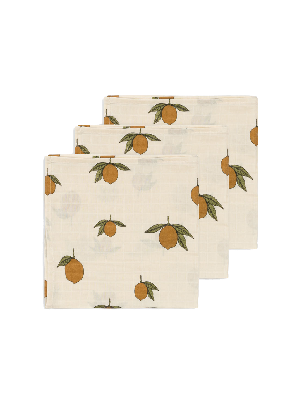 Lot de 3 lingettes en mousseline