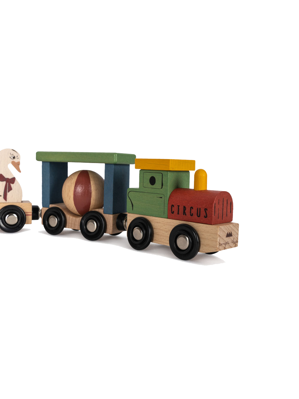 Train d&#39;animaux en bois