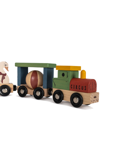 Train d&#39;animaux en bois