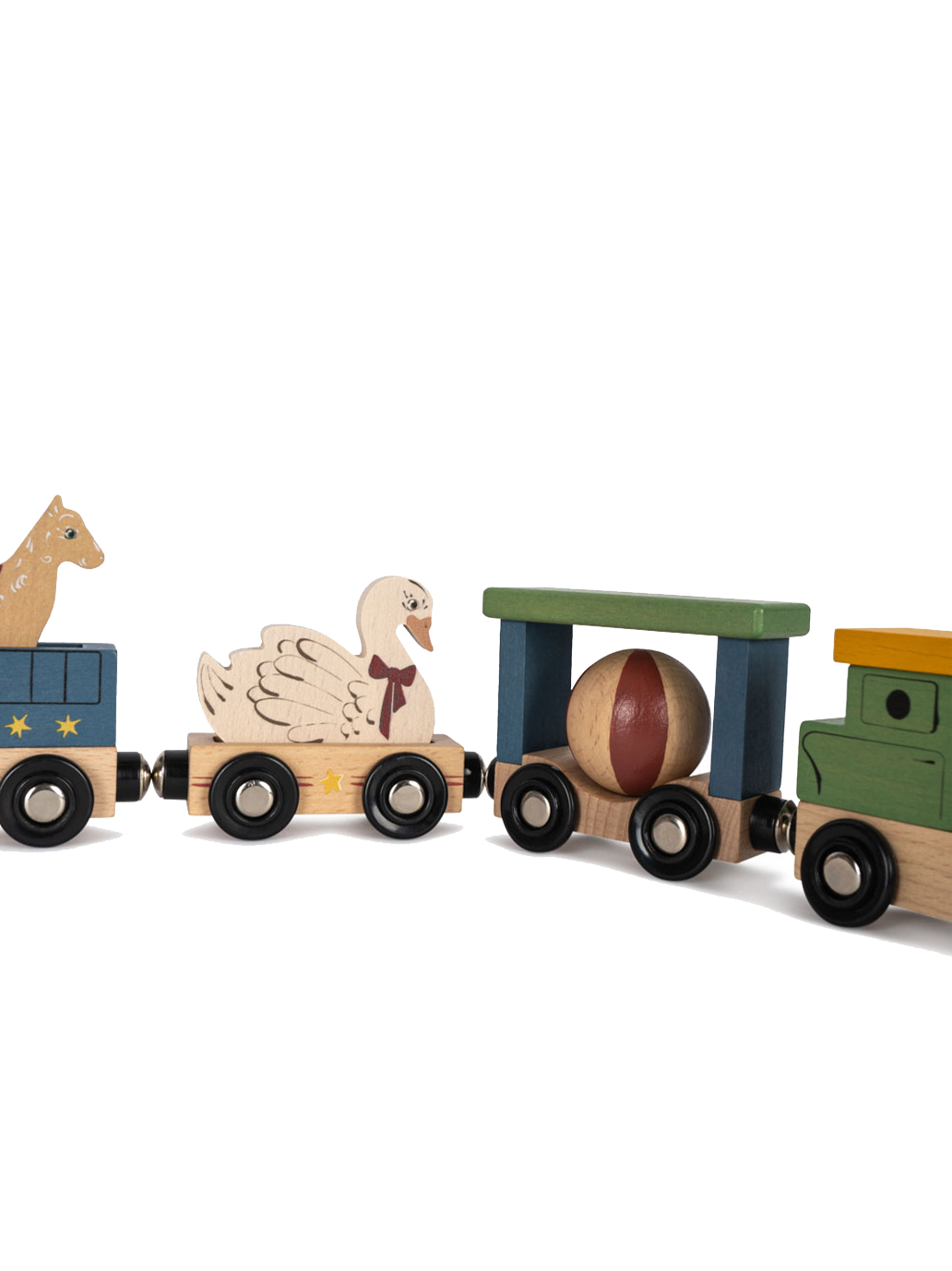 Train d&#39;animaux en bois