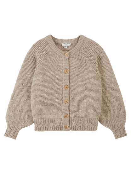 Cardigan point mousse pour femme