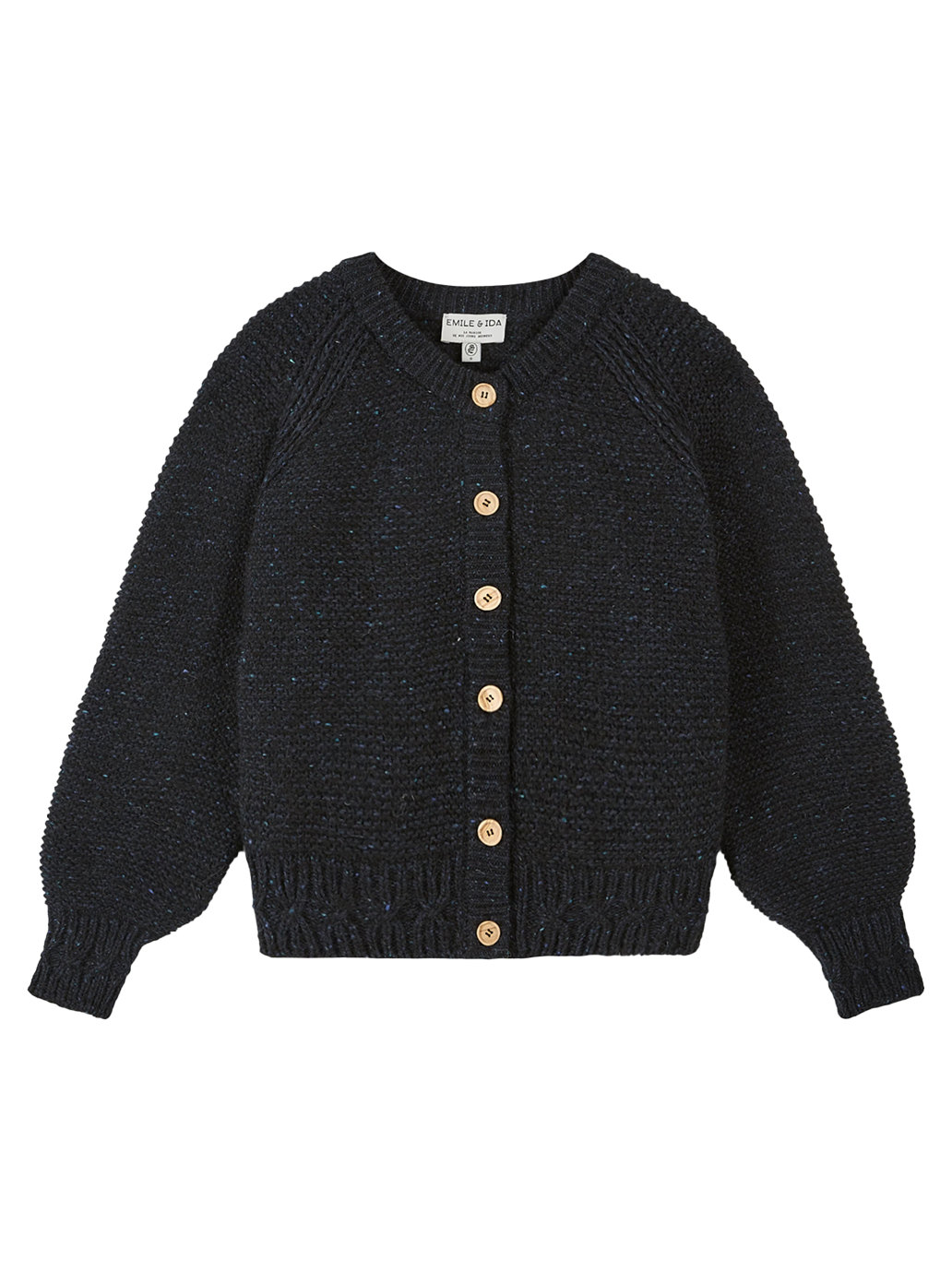 Cardigan point mousse pour femme