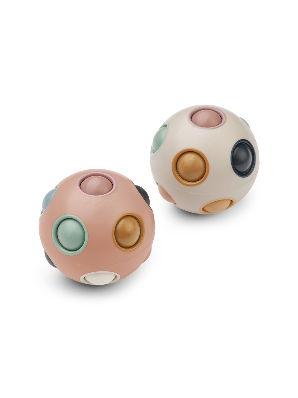 Lot de 2 boules puzzle Solene