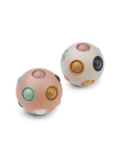 Lot de 2 boules puzzle Solene