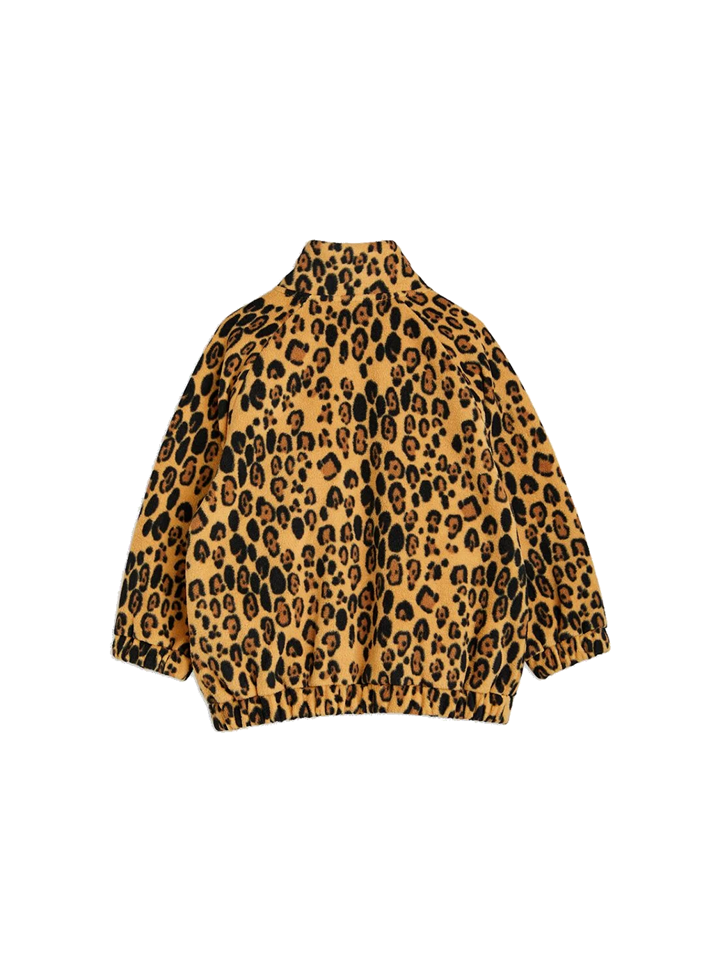 Fleecejacke mit Leopardenmuster