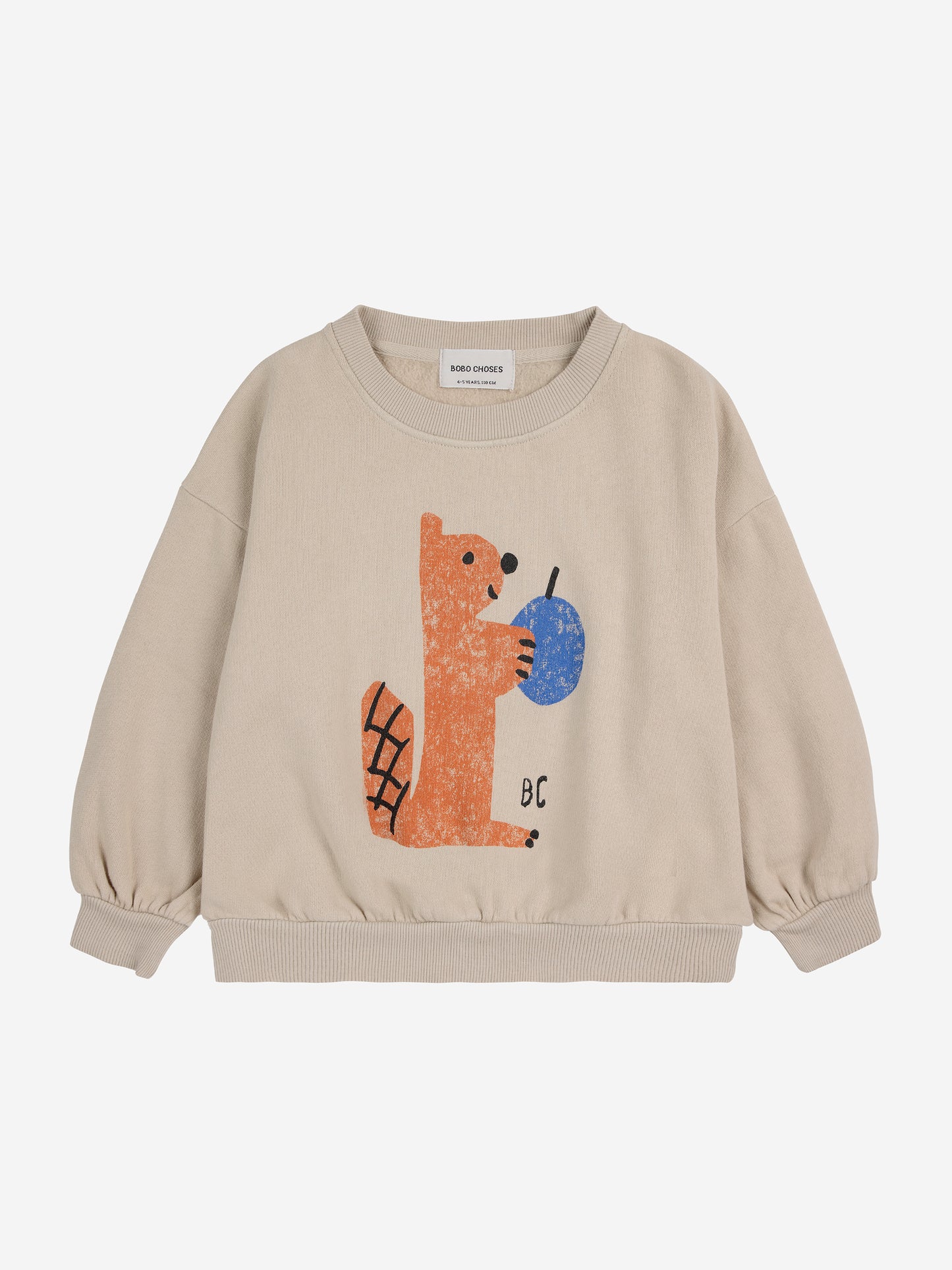 Sweatshirt mit Aufschrift „Hungry Squirrel“