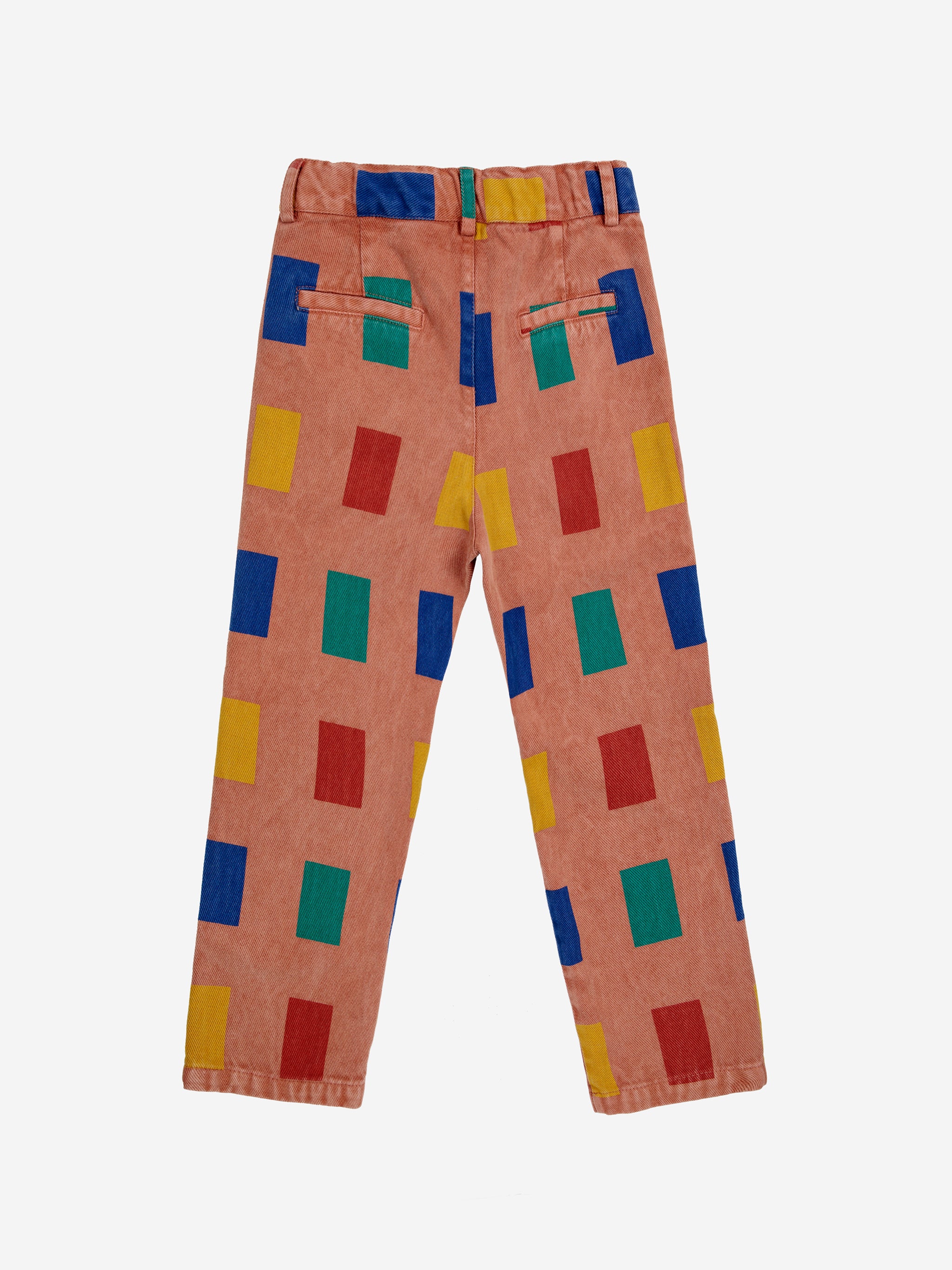 Pantalon chino à jeu de couleurs sur toute la surface