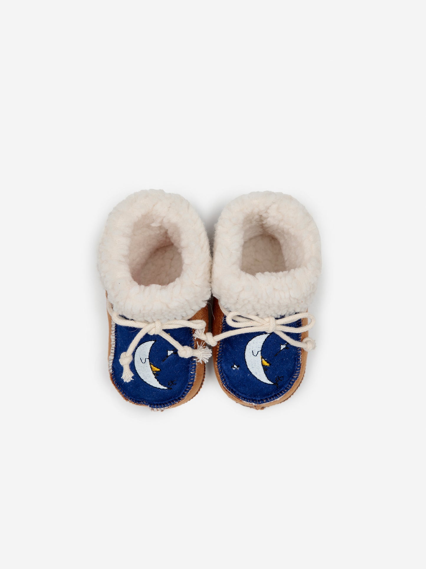 Chaussons pour bébé sous la lune