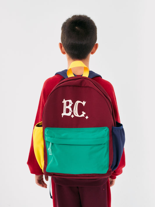 BC Vintage-Rucksack in Farbblock-Optik