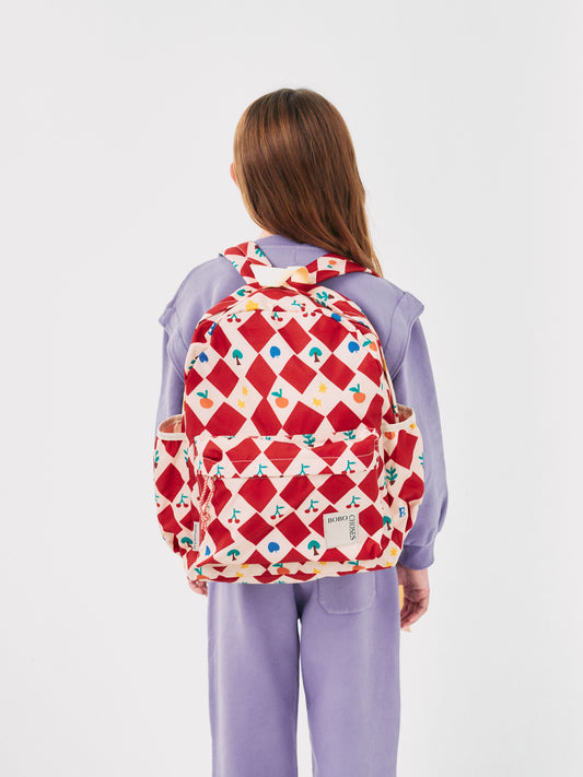 Rucksack mit Harlekin-Print